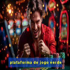 plataforma de jogo verde